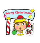 Kamori.^_^17Merry Christmas.（個別スタンプ：16）