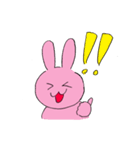 ゆるかわ おもちとうさぎ（個別スタンプ：16）