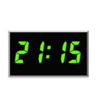 時間スタンプpart7(20:00〜23:15)（個別スタンプ：16）