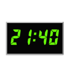 時間スタンプpart7(20:00〜23:15)（個別スタンプ：21）