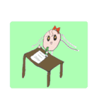 ねこたまご先生によるねこたまご（個別スタンプ：1）