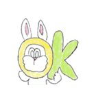 かしゃウサギ（個別スタンプ：3）