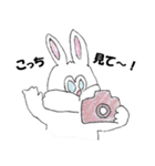 かしゃウサギ（個別スタンプ：31）