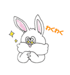 かしゃウサギ（個別スタンプ：34）
