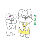 かしゃウサギ（個別スタンプ：37）