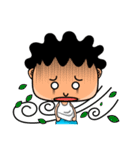 Curly child（個別スタンプ：8）