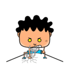 Curly child（個別スタンプ：10）