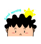Curly child（個別スタンプ：19）