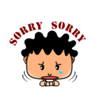 Curly child（個別スタンプ：21）