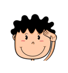 Curly child（個別スタンプ：22）