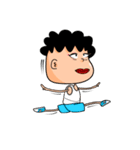 Curly child（個別スタンプ：33）