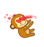Always Having Fun Monkeys_Valentine_1（個別スタンプ：1）