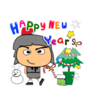 Kuruki.^^！17Merry Christmas.（個別スタンプ：13）