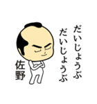 【佐野★限定】キリリとした名字スタンプ（個別スタンプ：17）