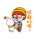 Clown family daily languages（個別スタンプ：10）