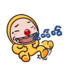 Clown family daily languages（個別スタンプ：17）