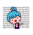 Clown family daily languages（個別スタンプ：22）