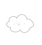「くもくん」〜ゆっくりカタチを変えて〜（個別スタンプ：1）