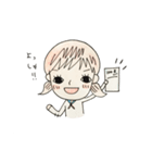 JKゆかちゃん 勉強・バイト編（個別スタンプ：4）
