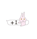 Fart peach rabbit daily（個別スタンプ：34）