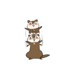 じゆうないたち（個別スタンプ：34）