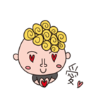 Curly Boy Clement's Daily（個別スタンプ：4）