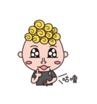 Curly Boy Clement's Daily（個別スタンプ：16）