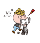 Curly Boy Clement's Daily（個別スタンプ：37）