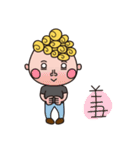 Curly Boy Clement's Daily（個別スタンプ：38）