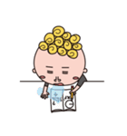 Curly Boy Clement's Daily（個別スタンプ：39）