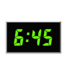 時間スタンプpart3(6:40〜9:55)（個別スタンプ：2）