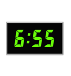 時間スタンプpart3(6:40〜9:55)（個別スタンプ：4）