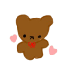 可愛いクマの感情いろいろ表現スタンプ（個別スタンプ：2）
