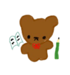 可愛いクマの感情いろいろ表現スタンプ（個別スタンプ：6）