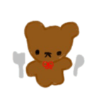 可愛いクマの感情いろいろ表現スタンプ（個別スタンプ：7）