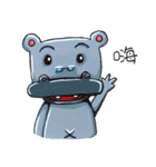Yeah, Yeah hippo（個別スタンプ：1）