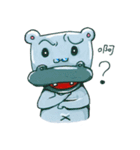 Yeah, Yeah hippo（個別スタンプ：2）