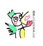 テーマパークオタクインコちゃん（個別スタンプ：13）
