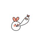 heart Rabbit HATO（個別スタンプ：18）