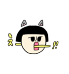 サチエたん 〜犬も猫もどっちも好きなの〜（個別スタンプ：18）