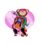 Lazy monkeys daily（個別スタンプ：37）