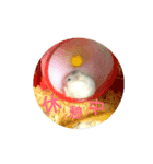しょうちゃん＆ひめちゃんwithおもち（個別スタンプ：8）
