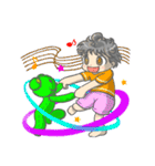 ララとくまさん（個別スタンプ：1）
