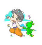 ララとくまさん（個別スタンプ：4）
