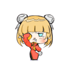 Happy girl-C.S（個別スタンプ：2）