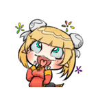 Happy girl-C.S（個別スタンプ：5）