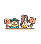 Fish couple（個別スタンプ：7）