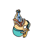 Fish couple（個別スタンプ：8）