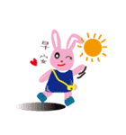 lovely pink pink rabbit（個別スタンプ：3）