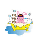 lovely pink pink rabbit（個別スタンプ：5）